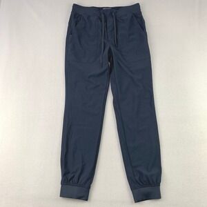 Vintage Genes Performance Jogger Pants Men S Blue Athletic Activewear Drawstring